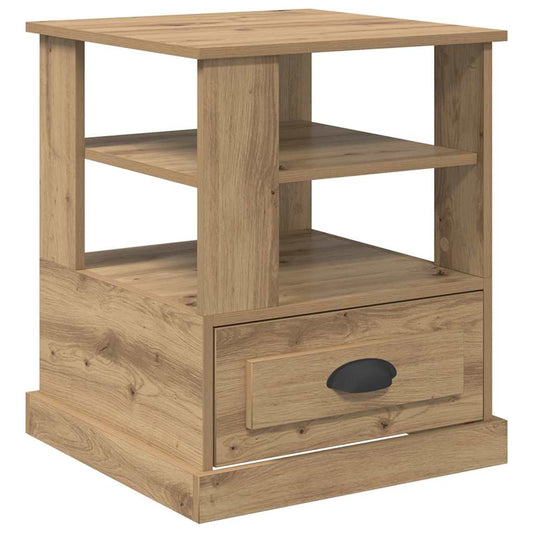 Nachttisch Eiche handwerklich 50 x 50 x 60 cm Holzwerkstoff