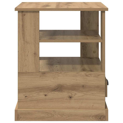 Nachttisch Eiche handwerklich 50 x 50 x 60 cm Holzwerkstoff