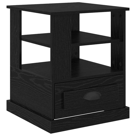 Nachttisch Schwarze Eiche 50 x 50 x 60 cm Holzwerkstoff