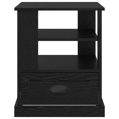 Nachttisch Schwarze Eiche 50 x 50 x 60 cm Holzwerkstoff