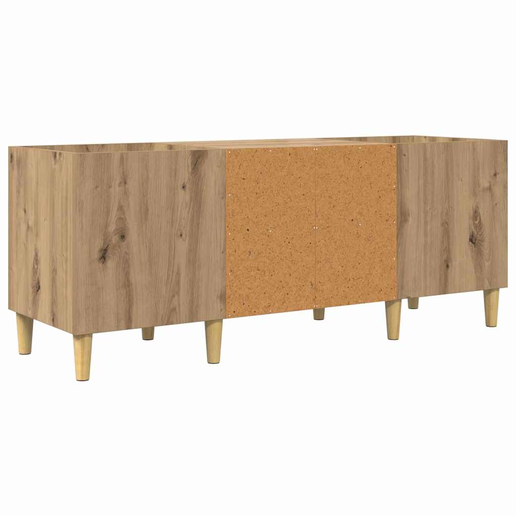Schallplattenschrank Artisan-Eiche 121 x 38 x 48 cm