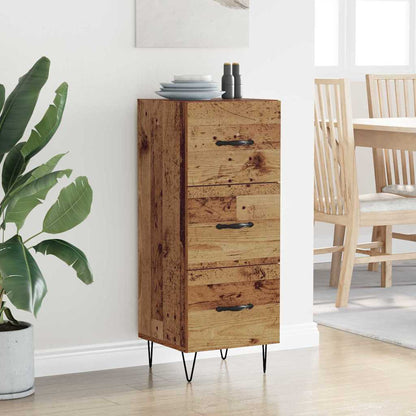 Sideboard Altholz 34 x 34,5 x 90 cm Holzwerkstoff