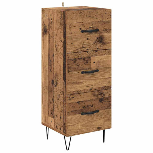 Sideboard Altholz 34 x 34,5 x 90 cm Holzwerkstoff