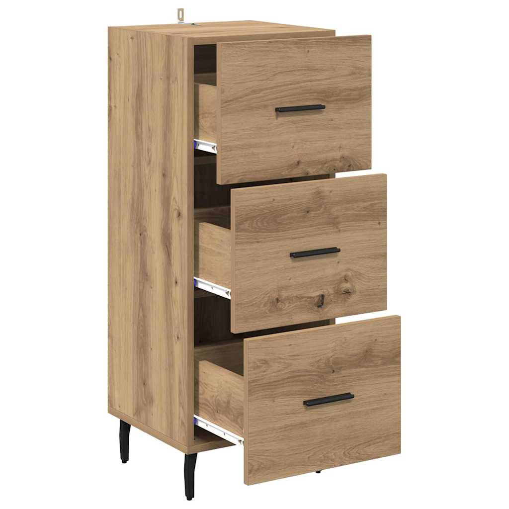 Sideboard Artisan-Eiche 34 x 34,5 x 90 cm Holzwerkstoff