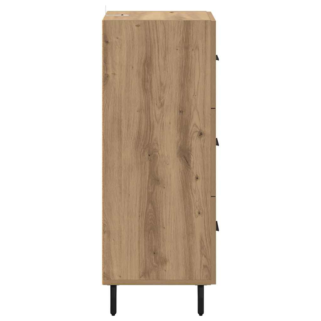 Sideboard Artisan-Eiche 34 x 34,5 x 90 cm Holzwerkstoff