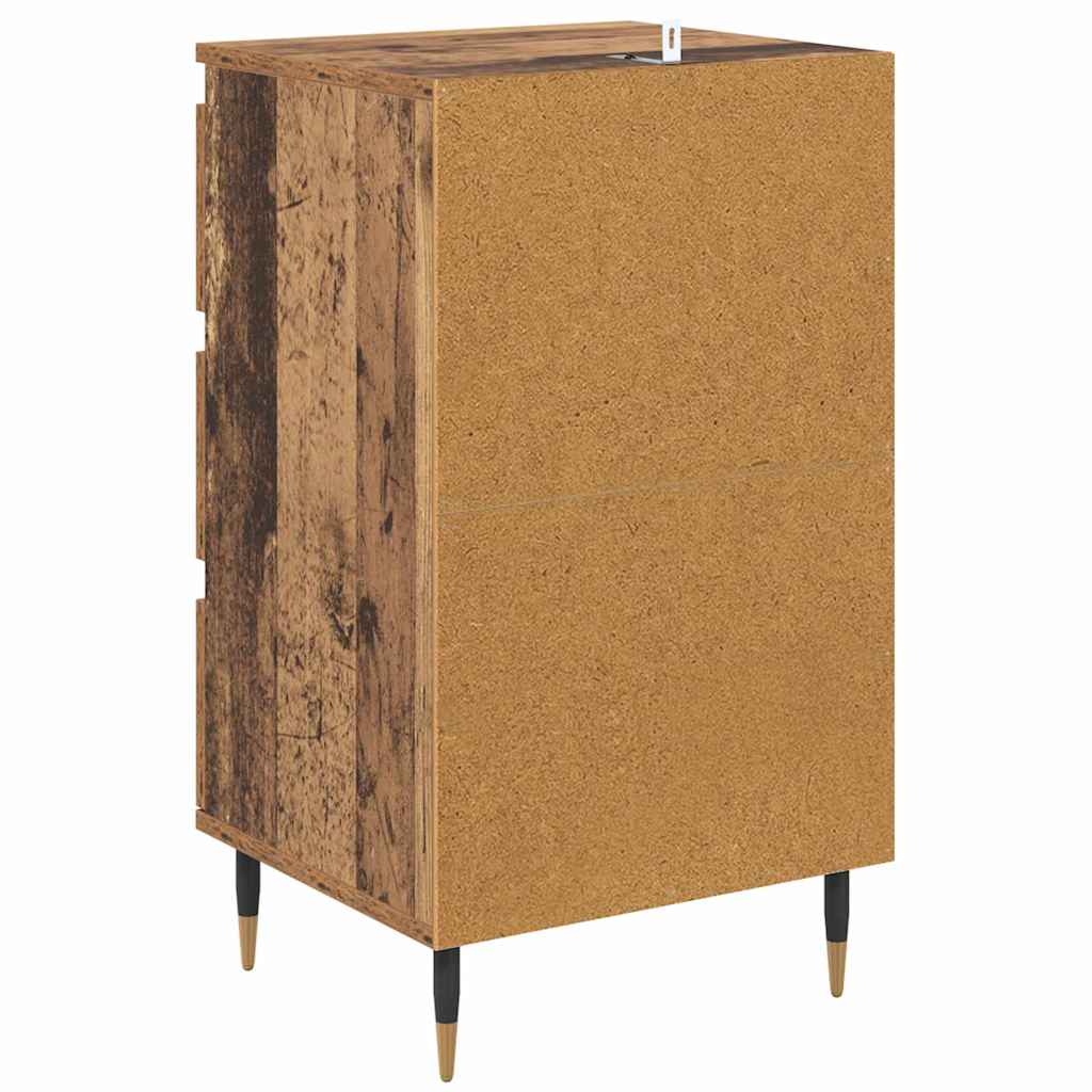 Sideboard mit Schubladen Altholz 35 x 40 x 70 cm Holzwerkstoff