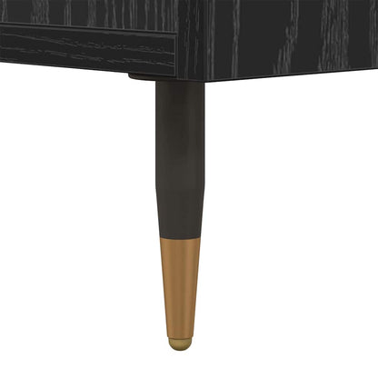 Sideboard Schwarz Eichen-Optik 35 x 40 x 70 cm Holzwerkstoff