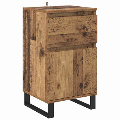 Sideboard mit Schubladen Altholz 35 x 40 x 70 cm Holzwerkstoff