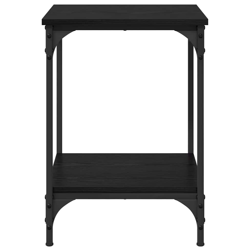 Couchtisch Schwarz Eichen-Optik 40 x 40 x 55 cm Holzwerkstoff