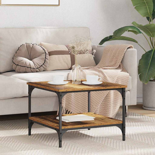 Couchtisch Altholz 55 x 55 x 40 cm Holzwerkstoff