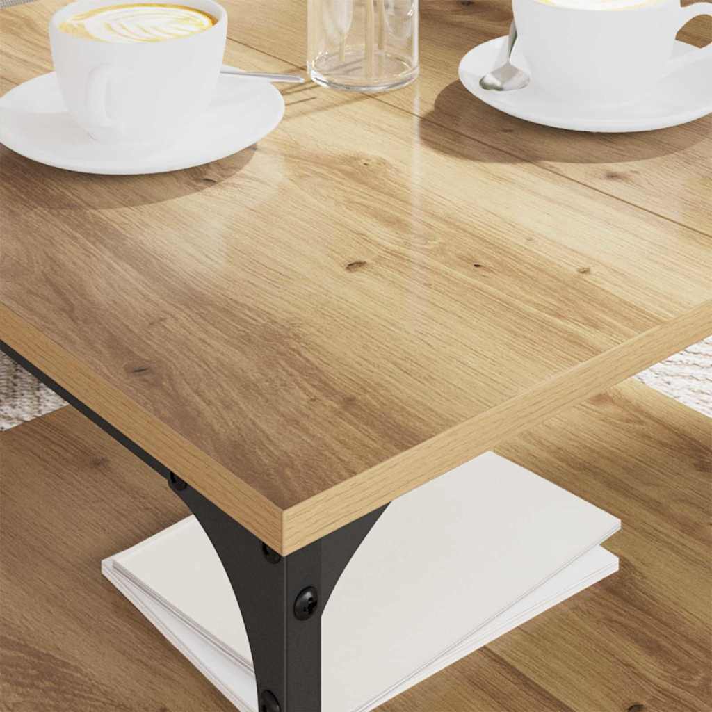 Couchtisch Artisan-Eiche 55 x 55 x 40 cm Holzwerkstoff