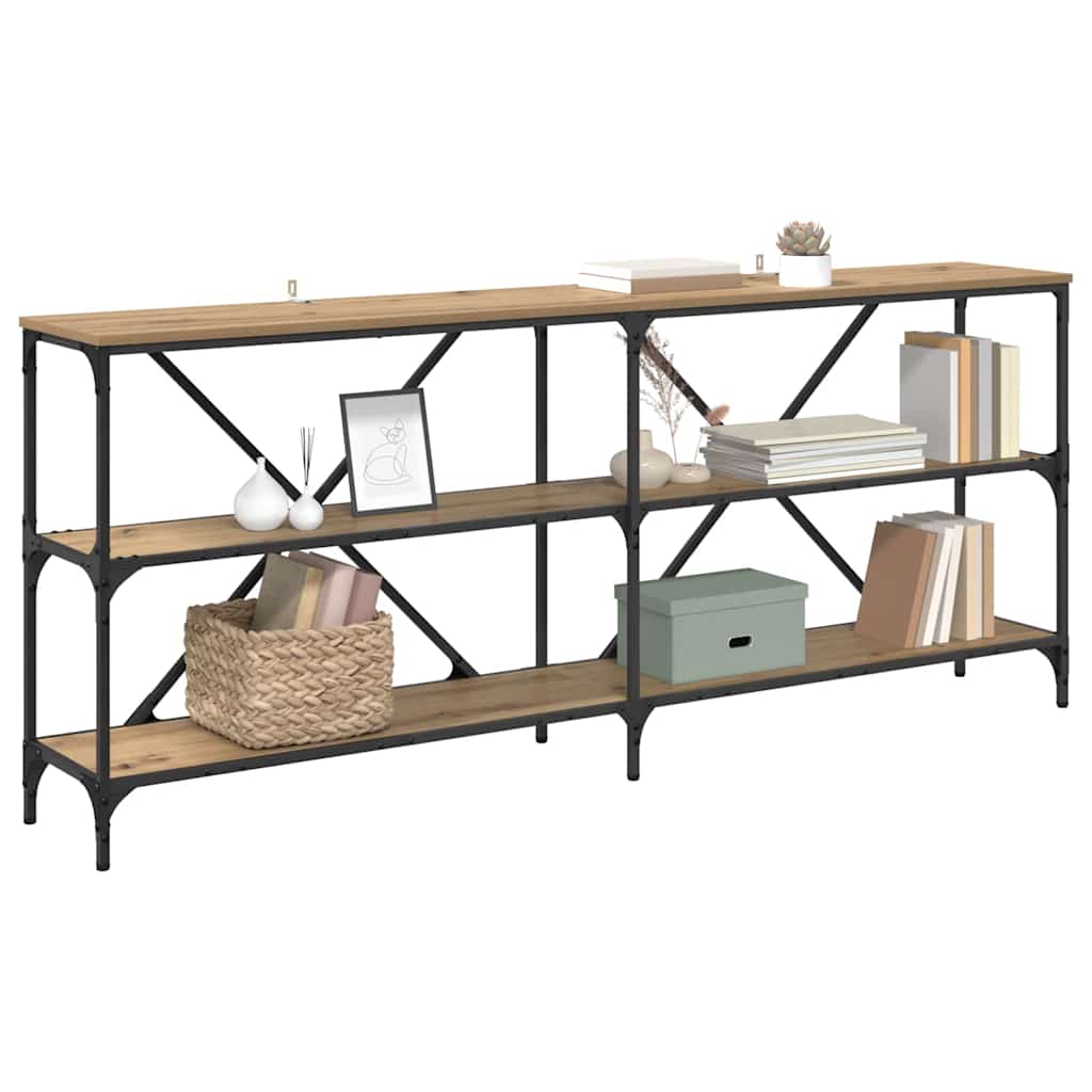 Konsolentisch Artisan-Eiche 180 x 30 x 75 cm Holzwerkstoff