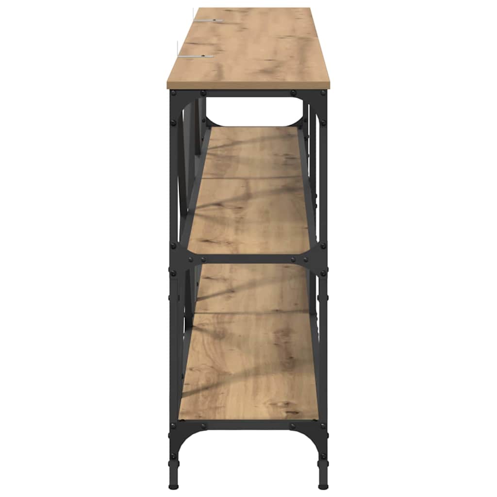 Konsolentisch Artisan-Eiche 180 x 30 x 75 cm Holzwerkstoff