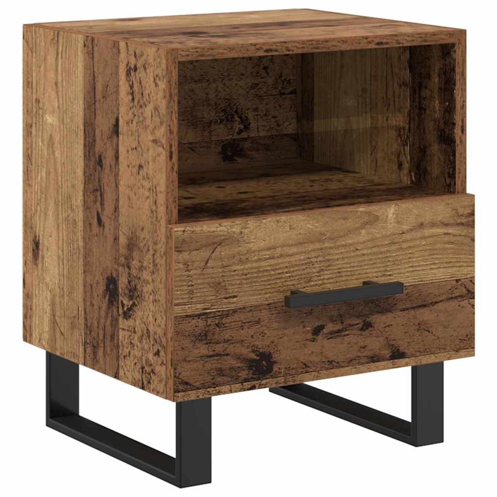Nachttisch Altholz 40 x 35 x 47,5 cm Holzwerkstoff