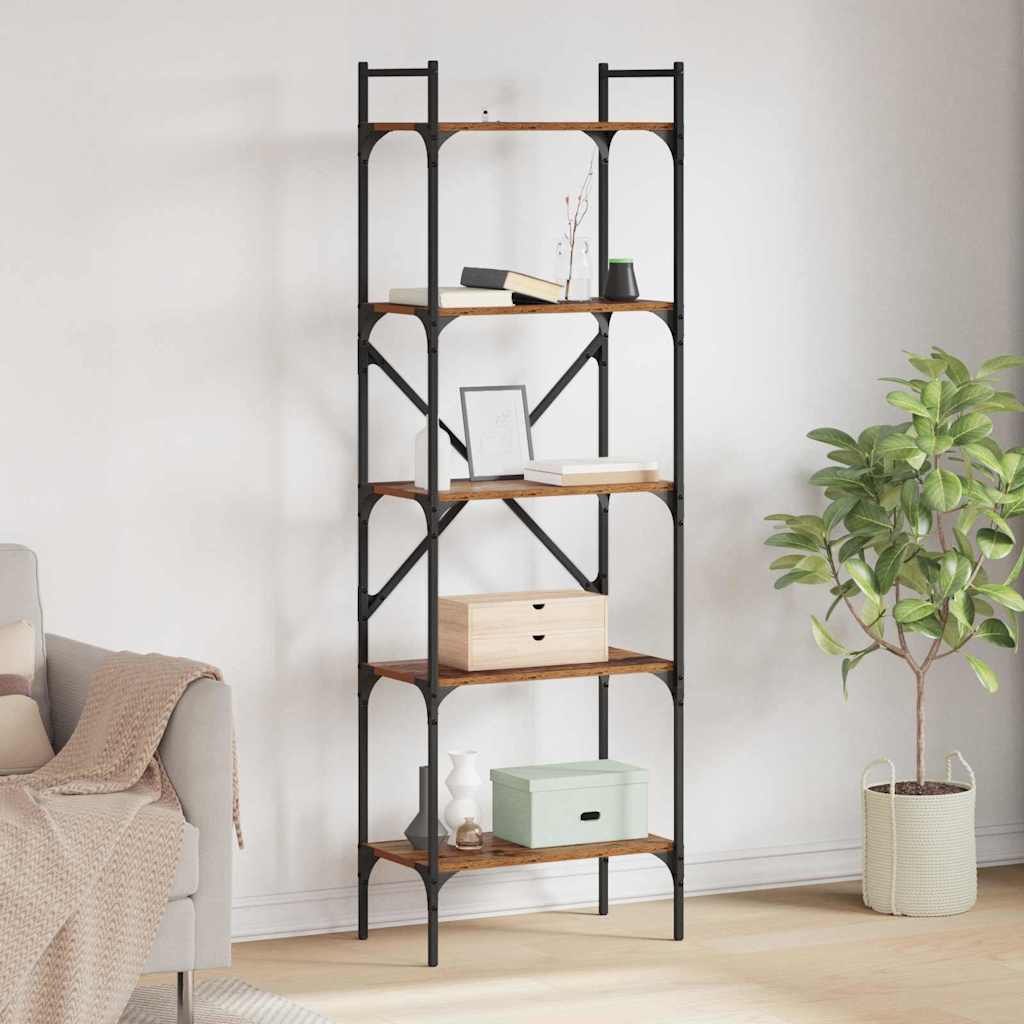 Bücherregal Altholz 56 x 32 x 174 cm Holzwerkstoff