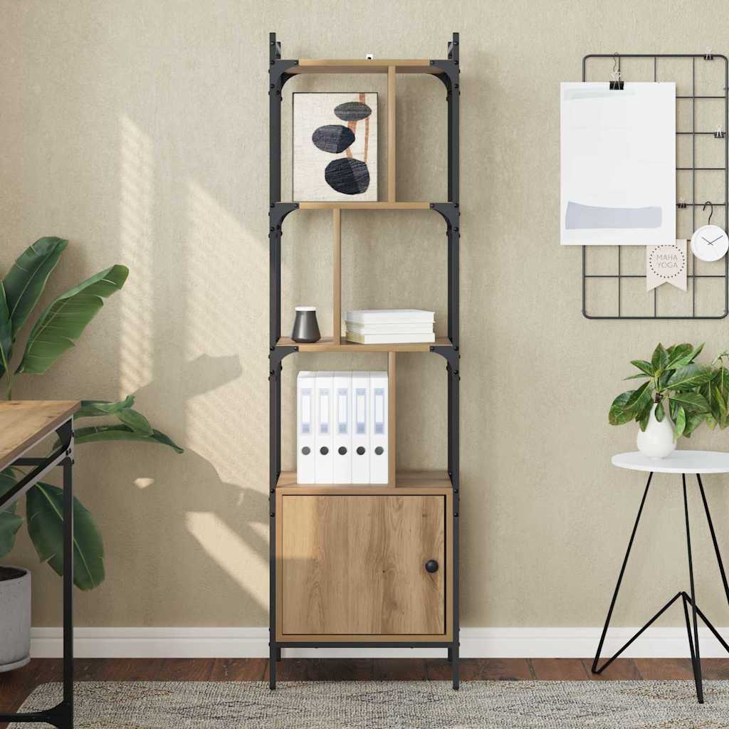 Bücherregal Artisan-Eiche 44,5 x 30 x 154,5 cm Holzwerkstoff