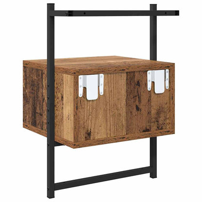 Nachttisch 2 pcs Altholz 35 x 30 x 51 cm Holzwerkstoff