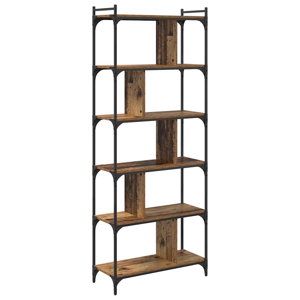 Bücherregal Altholz 76 x 32 x 192 cm Holzwerkstoff