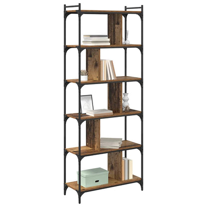 Bücherregal Altholz 76 x 32 x 192 cm Holzwerkstoff