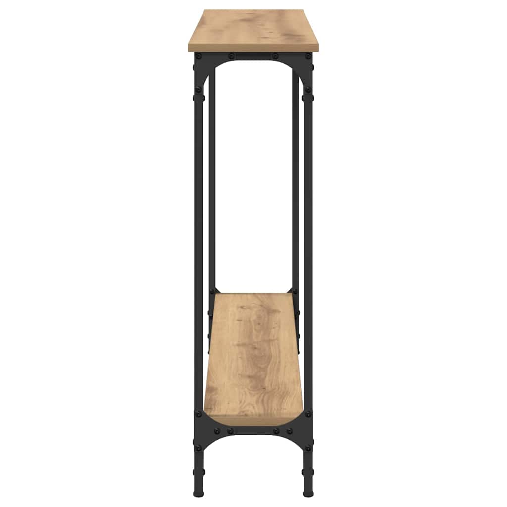 Konsolentisch Artisan-Eiche 101 x 23 x 15,5 cm Holzwerkstoff