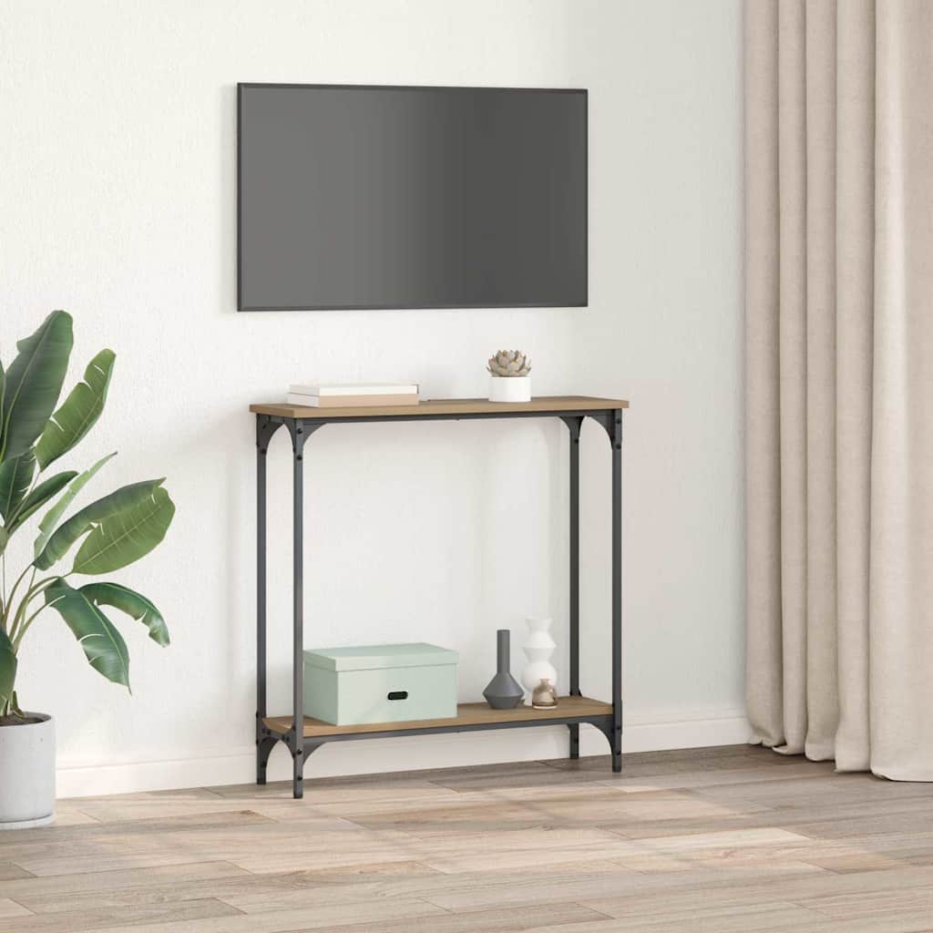 Konsolentisch Artisan-Eiche 75 x 22,5 x 75 cm Holzwerkstoff