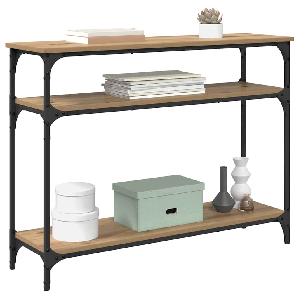 Konsolentisch Artisan-Eiche 100 x 29 x 75 cm Holzwerkstoff