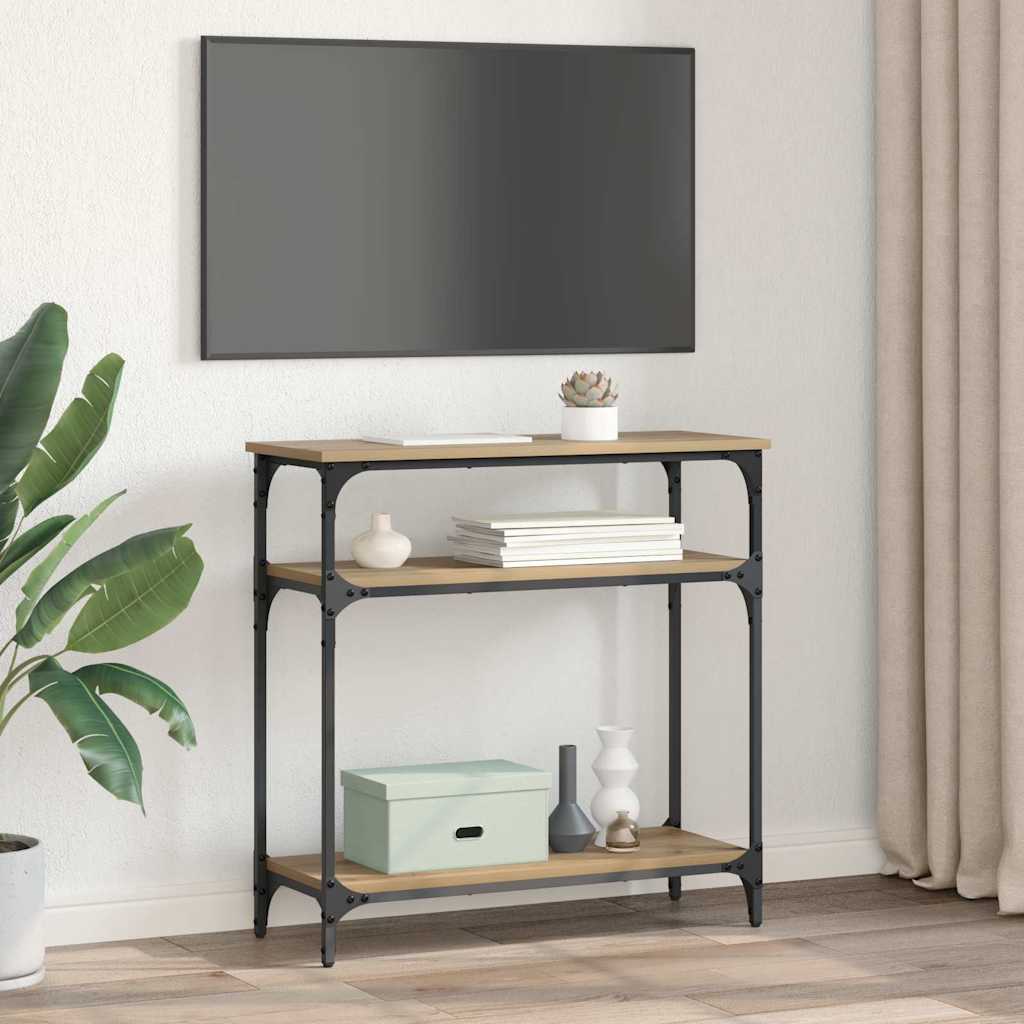 Konsolentisch Artisan-Eiche 75 x 29 x 75 cm Holzwerkstoff