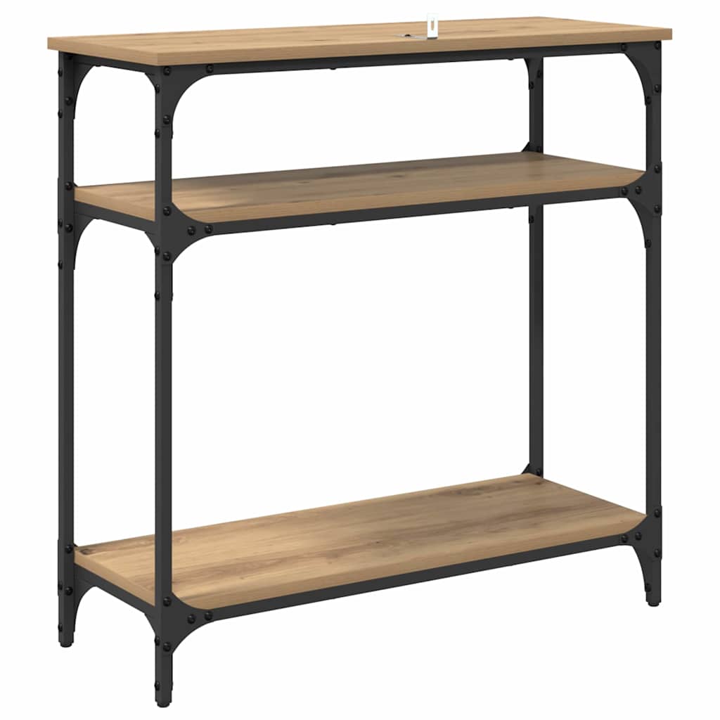 Konsolentisch Artisan-Eiche 75 x 29 x 75 cm Holzwerkstoff