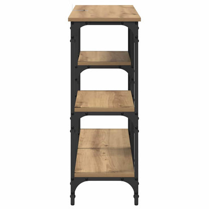 Konsolentisch Artisan-Eiche 80 x 29 x 75 cm Holzwerkstoff