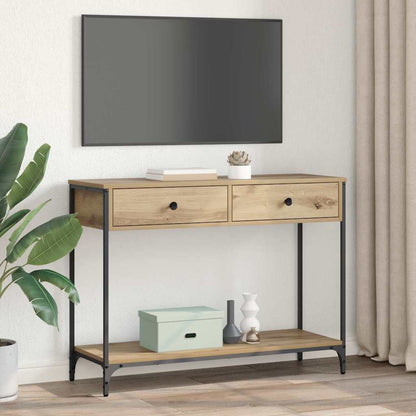 Konsolentisch Artisan-Eiche 100 x 34,5 x 75 cm Holzwerkstoff