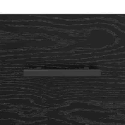 Nachttisch Schwarz Eichen-Optik 35 x 35 x 20 cm Holzwerkstoff