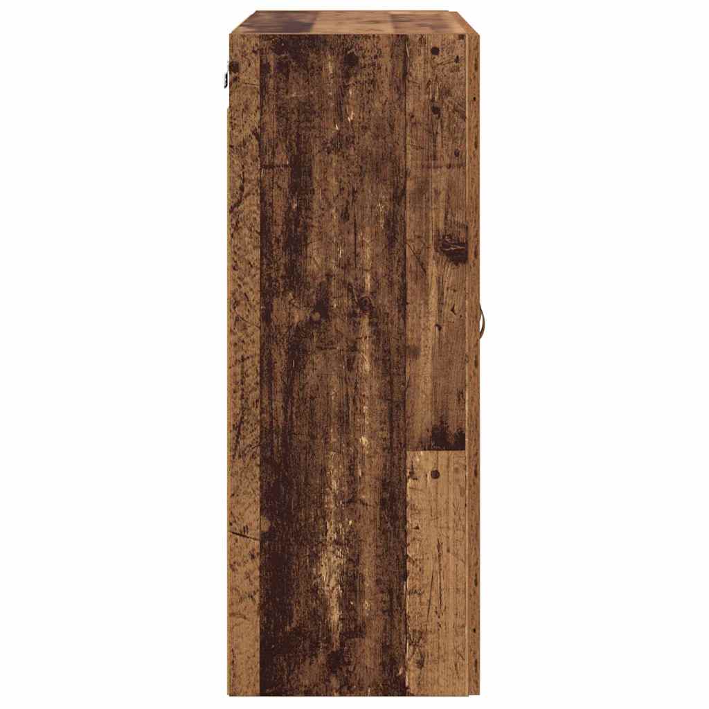 Wandschrank Altholz 69,5 x 34 x 90 cm Holzwerkstoff