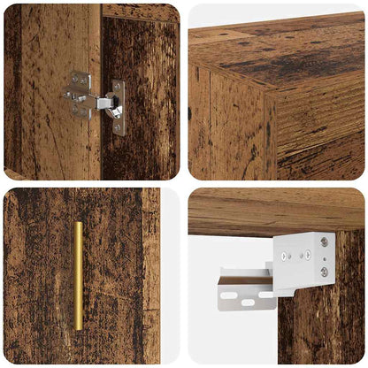 Wandschrank Altholz 69,5 x 34 x 90 cm Holzwerkstoff