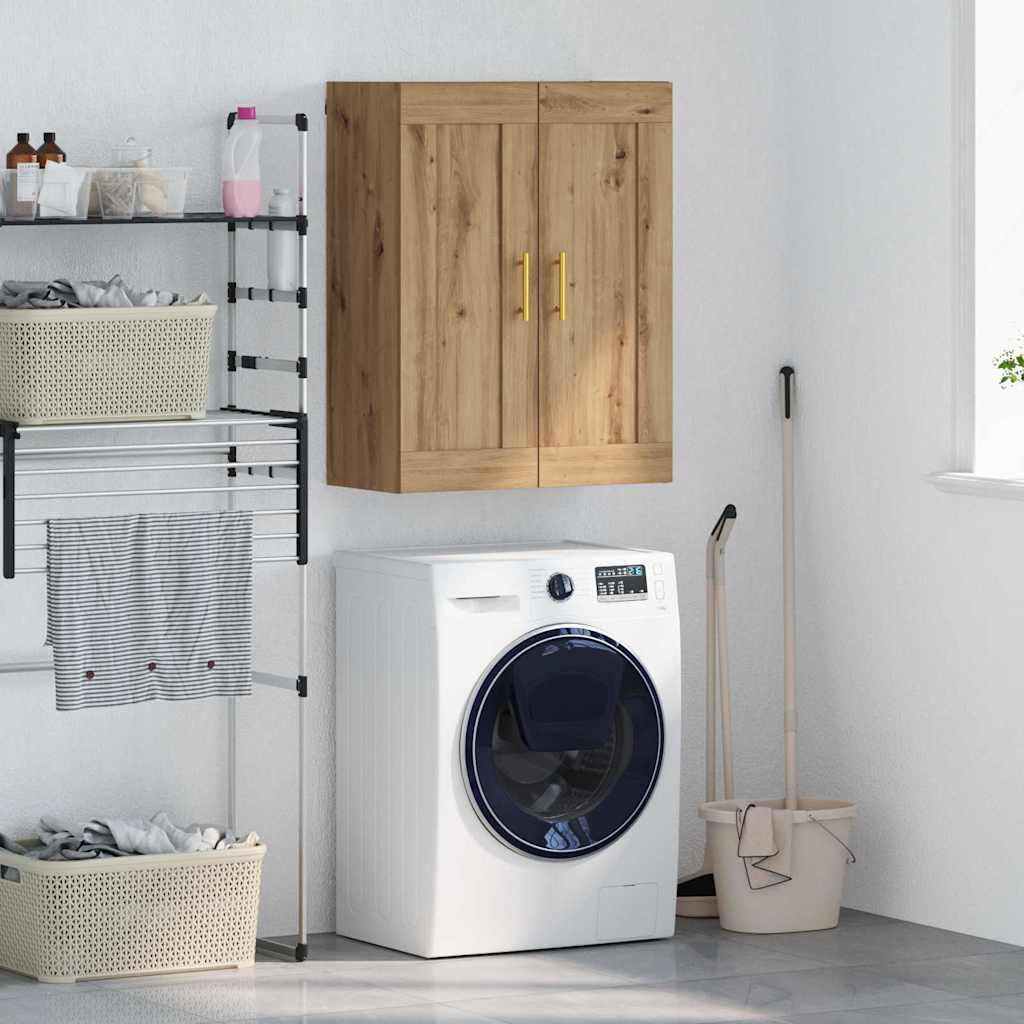 Wandschrank Artisan-Eiche 69,5 x 34 x 90 cm Holzwerkstoff