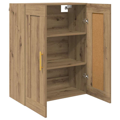 Wandschrank Artisan-Eiche 69,5 x 34 x 90 cm Holzwerkstoff