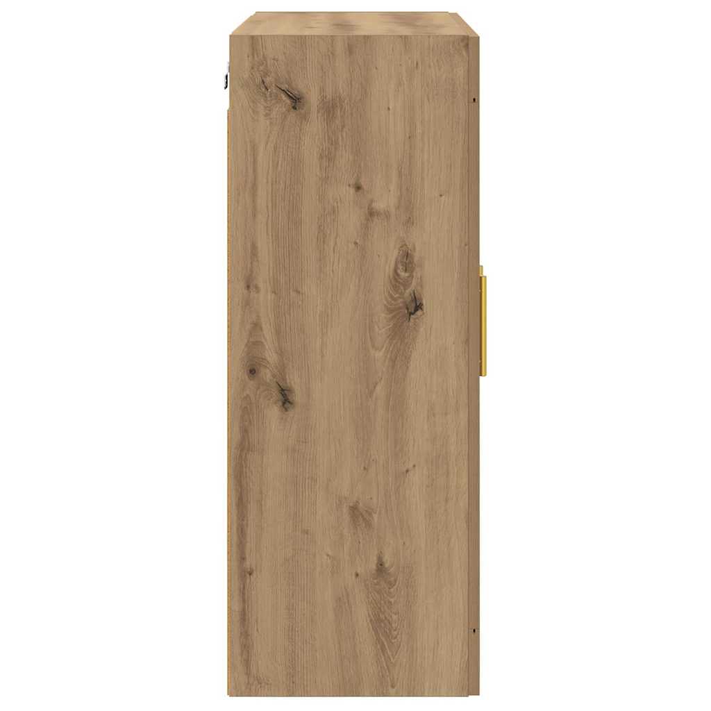 Wandschrank Artisan-Eiche 69,5 x 34 x 90 cm Holzwerkstoff