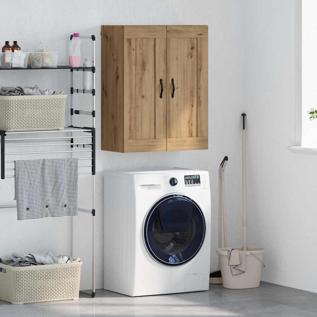 Wandschrank Artisan-Eiche 69,5 x 34 x 90 cm Holzwerkstoff