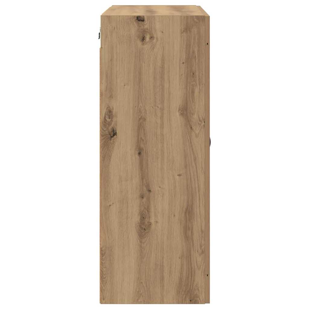 Wandschrank Artisan-Eiche 69,5 x 34 x 90 cm Holzwerkstoff