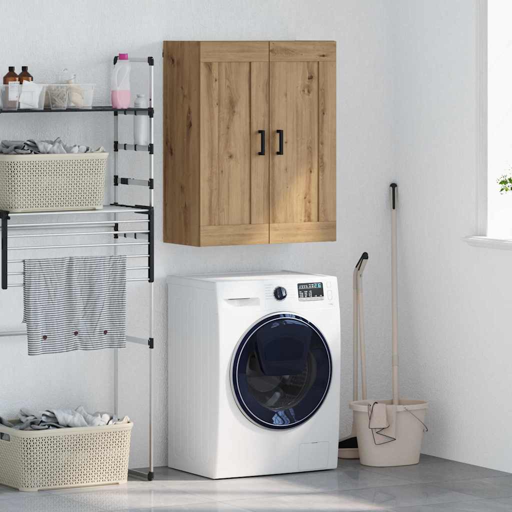 Wandschrank Artisan-Eiche 69,5 x 34 x 90 cm Holzwerkstoff