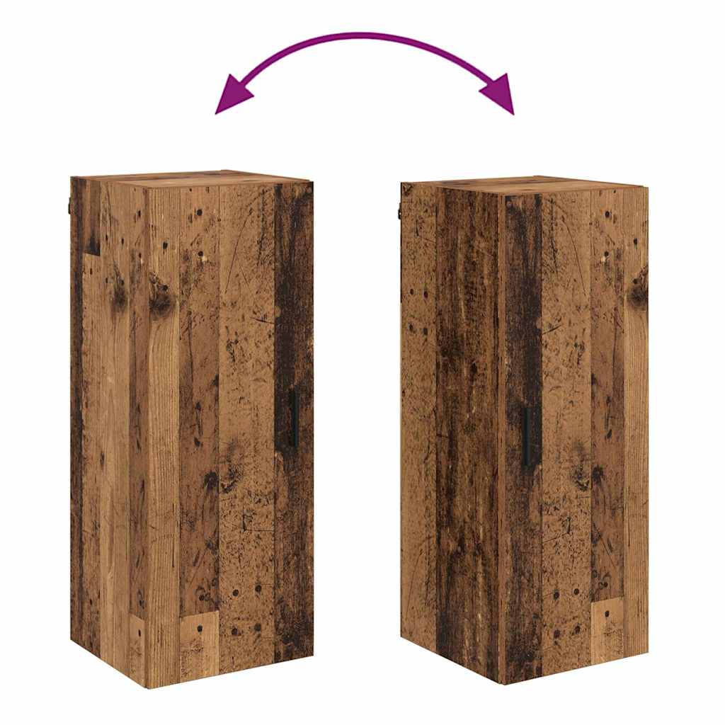 Wandschrank Altholz 34,5 x 34 x 90 cm Holzwerkstoff