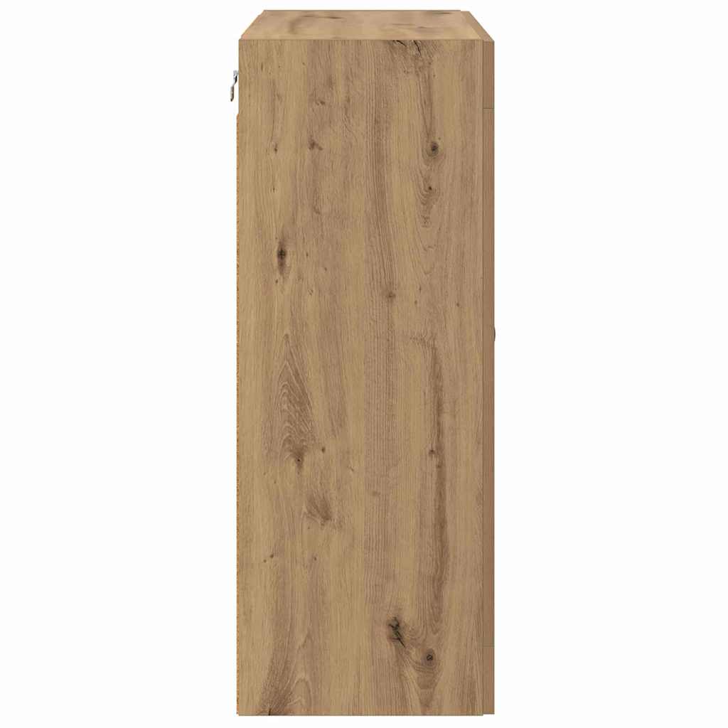 Wandschrank Artisan-Eiche 69,5 x 34 x 90 cm