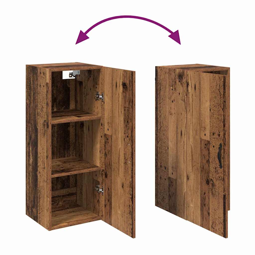 Wandschrank Altholz 34,5 x 34 x 90 cm Holzwerkstoff