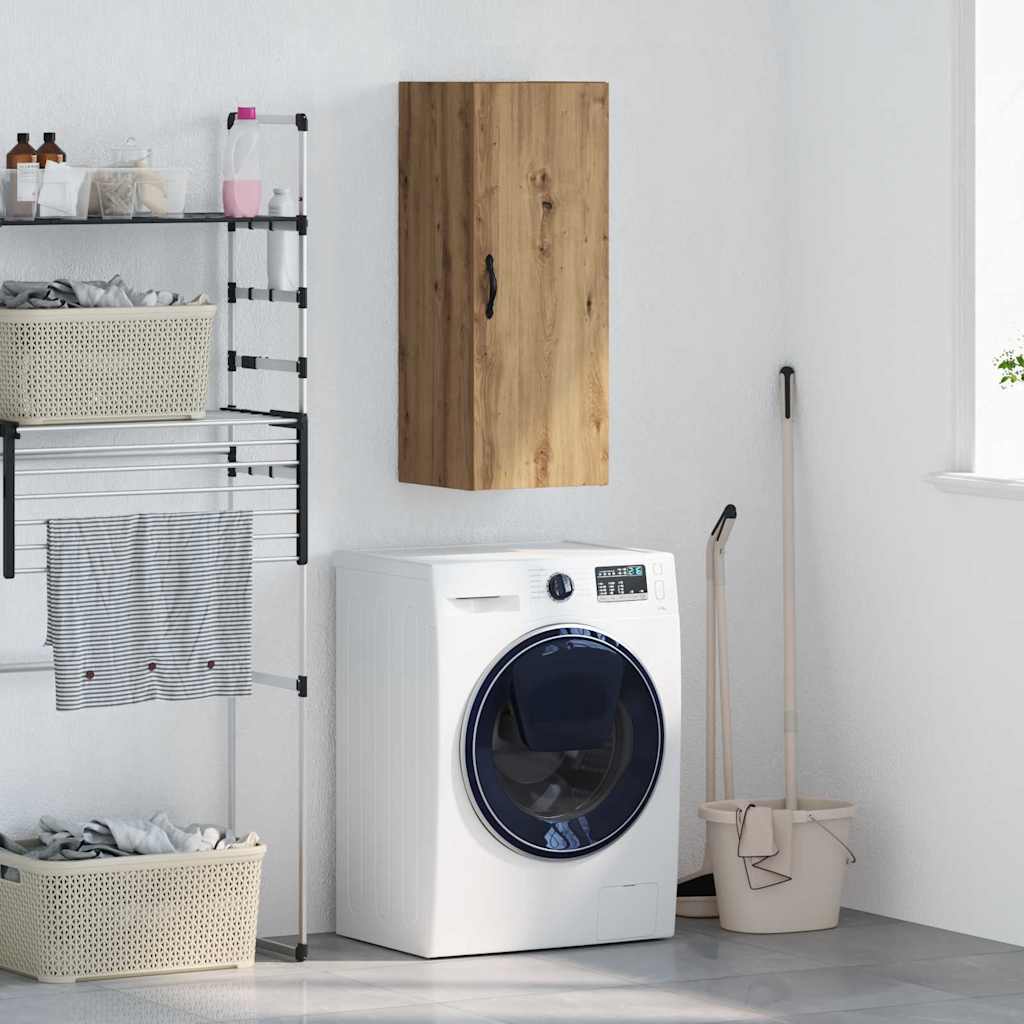 Wandschrank Artisan-Eiche 34,5 x 34 x 90 cm Holzwerkstoff