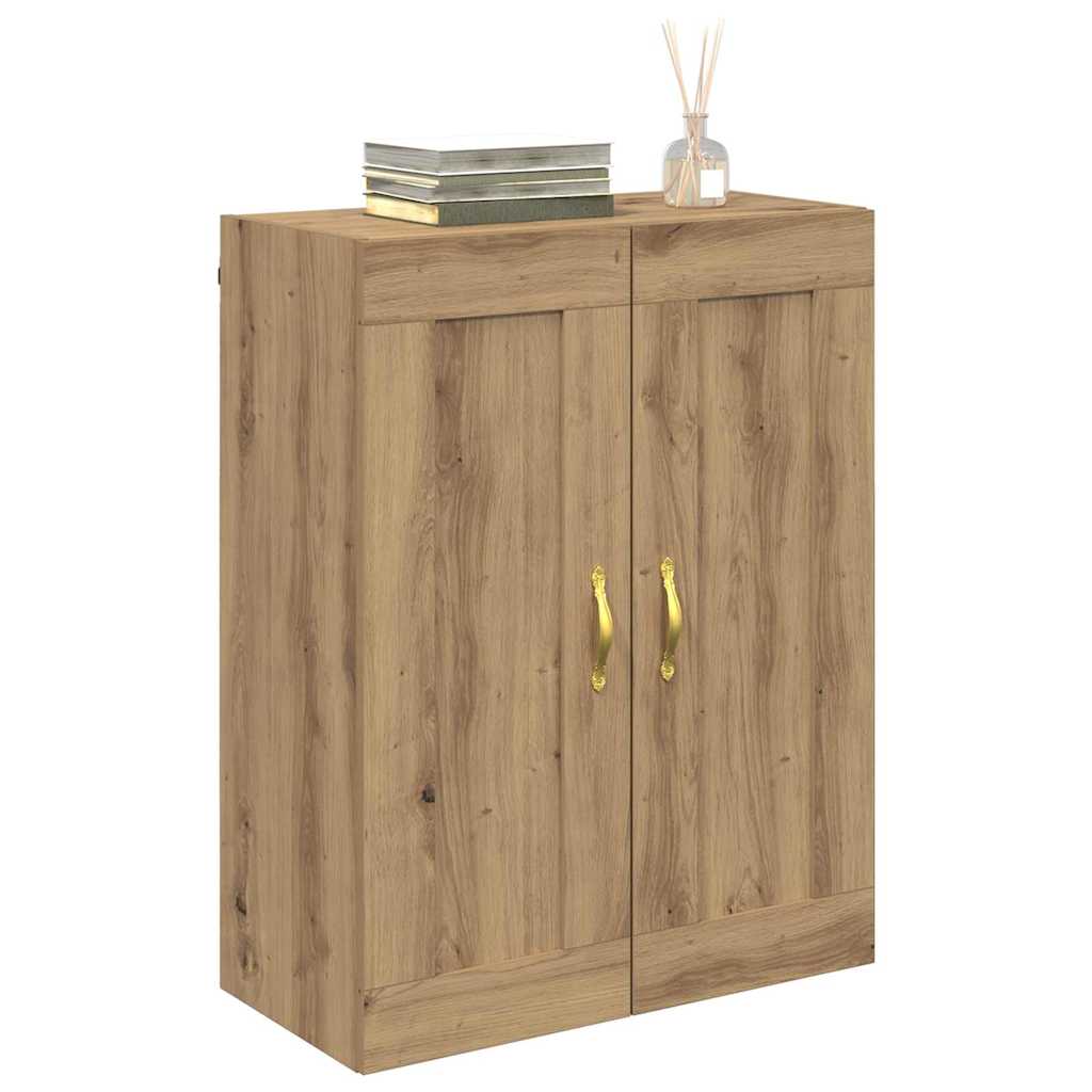 Wandschrank Artisan-Eiche 69,5 x 34 x 90 cm Holzwerkstoff
