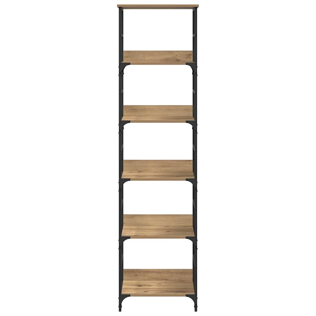Bücherregal Artisan-Eiche 50 x 33 x 188,5 cm Holzwerkstoff