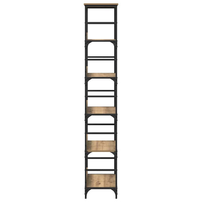 Bücherregal Artisan-Eiche 50 x 33 x 188,5 cm Holzwerkstoff