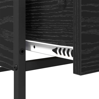 Couchtisch Schwarz Eichen-Optik 100 x 51 x 45 cm Holzwerkstoff