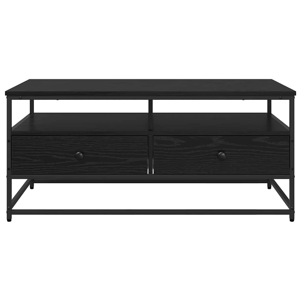Couchtisch Schwarz Eichen-Optik 100 x 51 x 45 cm Holzwerkstoff