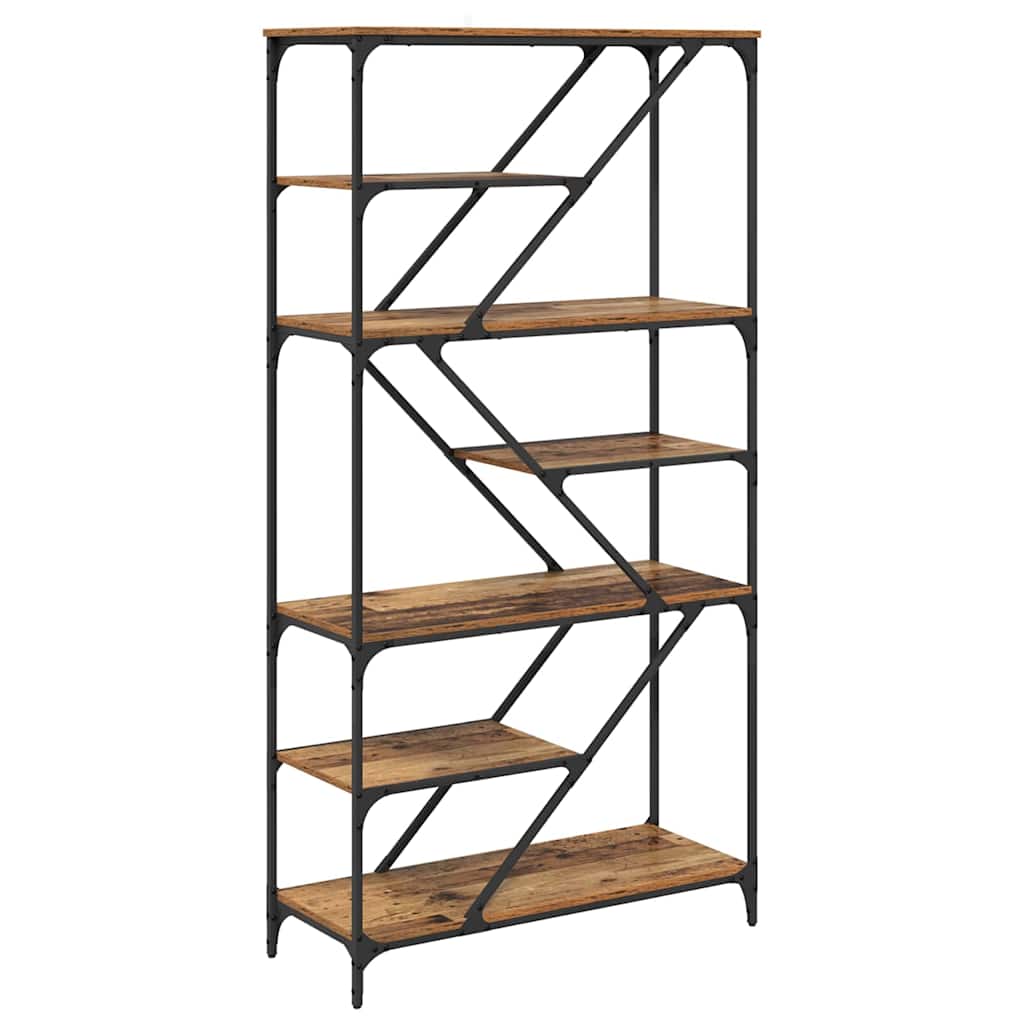 Bücherregal Altholz 91 x 36 x 176 cm Holzwerkstoff