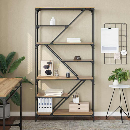 Bücherregal Artisan-Eiche 91 x 36 x 176 cm Holzwerkstoff